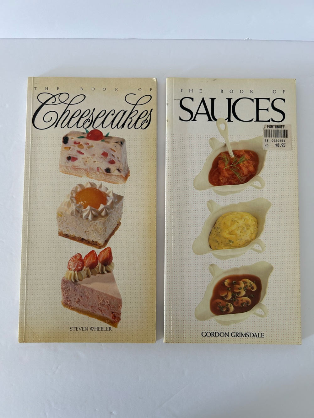80’s Recipe Books (Set of 2) - The Book of Cheesecakes & The Book of Sauces